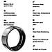 Anello Intelligente - Ring Air - - Il Dispositivo Indossabile Per Il Monitoraggio Del Sonno E Del Fitness Più Leggero Al Mondo, Hrv, Monitoraggio Della Frequenza Cardiaca E Della Temperatura, Monitoraggio. Colore Argento - Foto miniatura 6