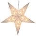 Set Di 2 Stelle Led Carta Bianco Brillante 45 Cm Motti - Foto miniatura 7