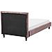 Letto Velluto Fitou 90 X 200 Cm Rosa - Foto miniatura 2