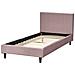 Letto Velluto Fitou 90 X 200 Cm Rosa - Foto miniatura 6