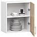 Mobile da cucina pensile LIMA, 1 anta, 50x30,5x58 cm, Colore Bianco e Sonoma Quercia - Foto miniatura 2