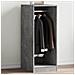 Armadio Grigio Cemento 48x41x102 Cm In Legno Multistrato - Foto miniatura 1