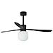 Amelia L Ball Led Ventilatore Da Soffito Nero - Foto miniatura 1