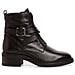 Black Casual Closed Booties Stivaletti Pelle Scarpe Donna Nero Eu 37, 1-25469-29 003 - Foto miniatura 1