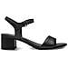 Black Casual Open Sandals Sandali Pelle Scarpe Donna Nero Eu 39, 1-28250-42 001 - Foto miniatura 2