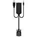 61259 cavo e adattatore video 0,16 m VGA (D-Sub) + 3.5mm + USB Type-A HDMI Nero - Foto miniatura 3