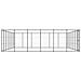 Lusso Casadino -  Gabbia Per Cani Da Esterno In Acciaio 50,82 M² - Foto miniatura 3