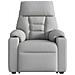 Poltrona Alzapersona Reclinabile Elettrica Grigi Nuvola Tessuto - Foto miniatura 4