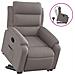 Poltrona Alzapersona Reclinabile Tortora in Tessuto - Foto miniatura 1