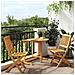 Set da Pranzo da Giardino Pieghevole 3 pz in Massello di Acacia - Foto miniatura 2