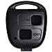 Guscio Chiave Auto Di Ricambio A 2 Pulsanti Compatibile Con Lexus/toyota/land Cruiser - Nero - Foto miniatura 1