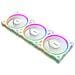Ventole ARGB Prime MR120 Fan 12 cm Kit 3 Pezzi Case PC Colore Bianco - Foto miniatura 2