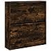 Scarpiera Rovere Fumo 80x21x87,5 cm in Legno Multistrato - Foto miniatura 4