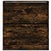 Scarpiera Rovere Fumo 80x21x87,5 cm in Legno Multistrato - Foto miniatura 5