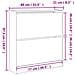 Scarpiera Rovere Fumo 80x21x87,5 cm in Legno Multistrato - Foto miniatura 9