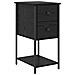 Armadio da Notte con cassetto 2 pcs Rovere nero 32 x 42 x 70 cm - Foto miniatura 5