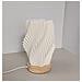 Lampada Da Scrivania Led Dimmerabile Usb Con Base In Legno - Lampada Da Comodino In Stile Nordico - Foto miniatura 2