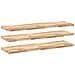Mensole da Parete 3 pz 160x40x4 cm Legno Acacia Non Trattato - Foto miniatura 1