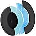 Cuscinetti Di Ricambio Compatibili Con Cuffie Bose Qc45/qc45ii/qc45sc/qc35/qc35ii (2 Pezzi) Black - Foto miniatura 2
