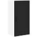Pensile cucina con porta Nero 40 x 31 x 80 cm Legno multistrato - Foto miniatura 1