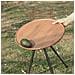 Tavolo Rotondo Portatile Ultraleggero In Lega Di Alluminio - Ideale Per Campeggio E Picnic Black - Foto miniatura 2