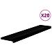 Gradini 20 pz Marrone Scuro 120x30x2 cm Legno Massello Rovere - Foto miniatura 1