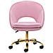 sedia girevole QS-MF18G rosa - Foto miniatura 3