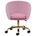 sedia girevole QS-MF18G rosa - Foto miniatura 4