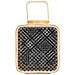 Lanterna In Rattan E Metallo Con Vetro, 24,5x19x28/31,5/41,5h Cm - Foto miniatura 2