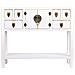 Credenza In Legno Con 6 Cassetti E 2 Porte 95x24x79h Cm - Foto miniatura 2