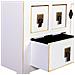 Credenza In Legno Con 6 Cassetti E 2 Porte 95x24x79h Cm - Foto miniatura 6