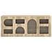 Mobile TV Rovere Sonoma 100 x 35 x 40 cm Legno multistrato - Foto miniatura 5