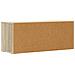 Mobile TV Rovere Sonoma 100 x 35 x 40 cm Legno multistrato - Foto miniatura 7