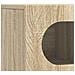 Mobile TV Rovere Sonoma 100 x 35 x 40 cm Legno multistrato - Foto miniatura 8
