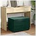 Pouf Verde Scuro 61 x 41 x 40 cm Velluto e Legno Ingegnerizzato - Foto miniatura 2