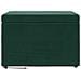 Pouf Verde Scuro 61 x 41 x 40 cm Velluto e Legno Ingegnerizzato - Foto miniatura 4