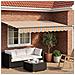 Tenda retrattile manuale con LED Blu e Arancione 3 x 2,5 m - Foto miniatura 2