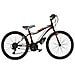 Bici Da Ragazzo Mountain Bike 24 Mtb Vortex Bicicletta Vx24 Cambio 18v - 38 Nero Argento Rosso Opaco - Foto miniatura 1