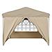 Tenda per feste a pop-up 288 x 288 x 245 cm Crema - Foto miniatura 7