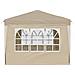 Tenda per feste a pop-up 288 x 288 x 245 cm Crema - Foto miniatura 8
