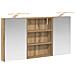 Set di Armadi da Bagno con lo scaffale 3 pcs 100 x 10,5 x 50 cm - Foto miniatura 1