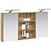 Set di Armadi da Bagno con lo scaffale 3 pcs 100 x 10,5 x 50 cm - Foto miniatura 3