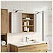 Set di Armadi da Bagno con lo scaffale 3 pcs 100 x 10,5 x 50 cm - Foto miniatura 4