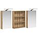 Set di Armadi da Bagno con lo scaffale 3 pcs 100 x 10,5 x 50 cm - Foto miniatura 5