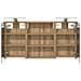 Set di Armadi da Bagno con lo scaffale 3 pcs 100 x 10,5 x 50 cm - Foto miniatura 7