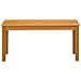 Panchina da pranzo 95 x 32 x 45 cm Legno di Quercia Massello - Foto miniatura 2