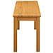 Panchina da pranzo 95 x 32 x 45 cm Legno di Quercia Massello - Foto miniatura 3