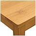 Panchina da pranzo 95 x 32 x 45 cm Legno di Quercia Massello - Foto miniatura 5