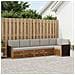 Set divano sezionale con cuscino 5 pcs Naturale e Grigio Chiaro - Foto miniatura 2