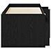 Struttura Letto Loft con Mobile 3 pz Nero Legno multistrato - Foto miniatura 4